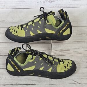 La Sportiva Tarantulace Green Climbing Shoes Size EU 45 US 11.5